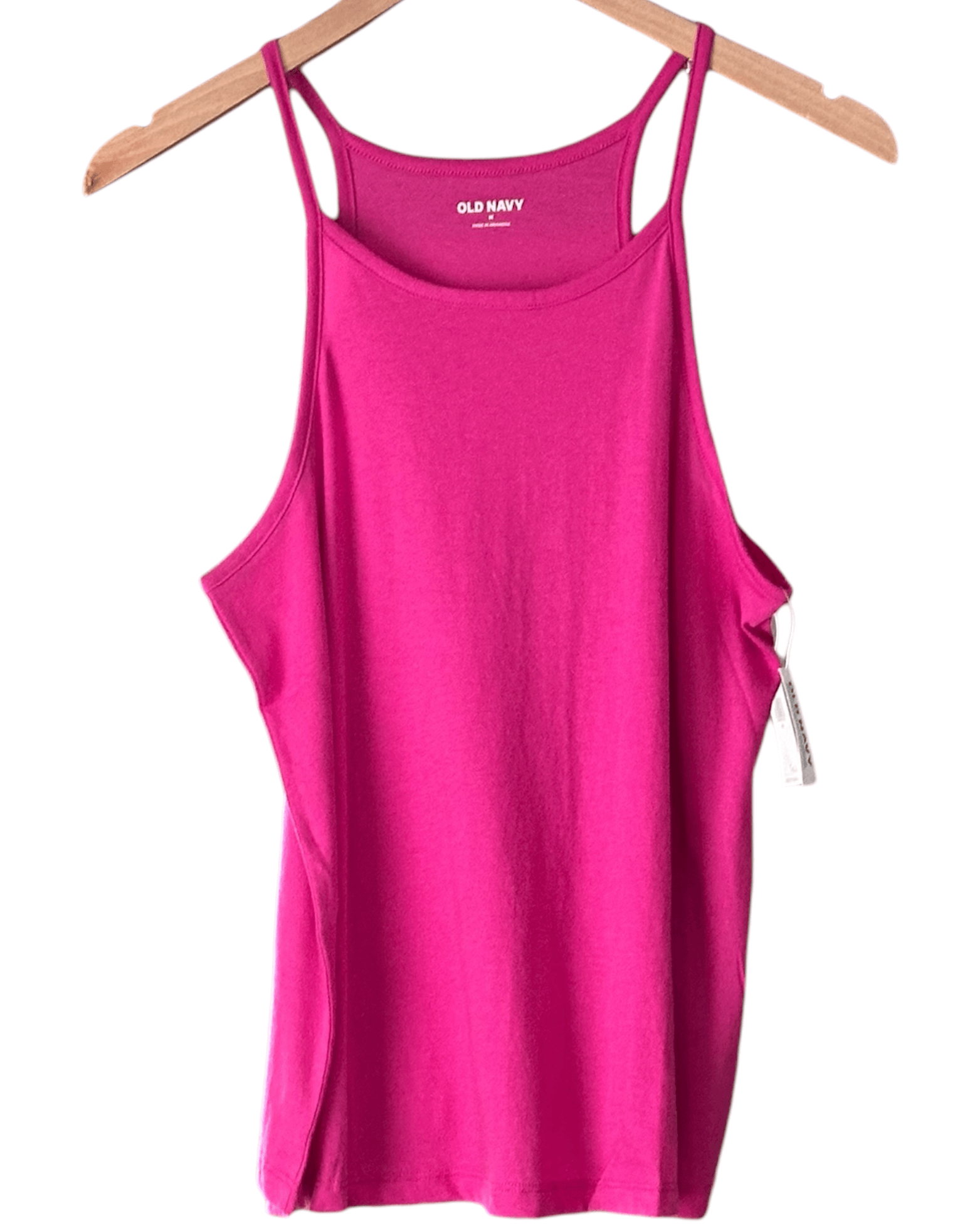 Cool Winter OLD NAVY fuchsia relaxed halter tank top