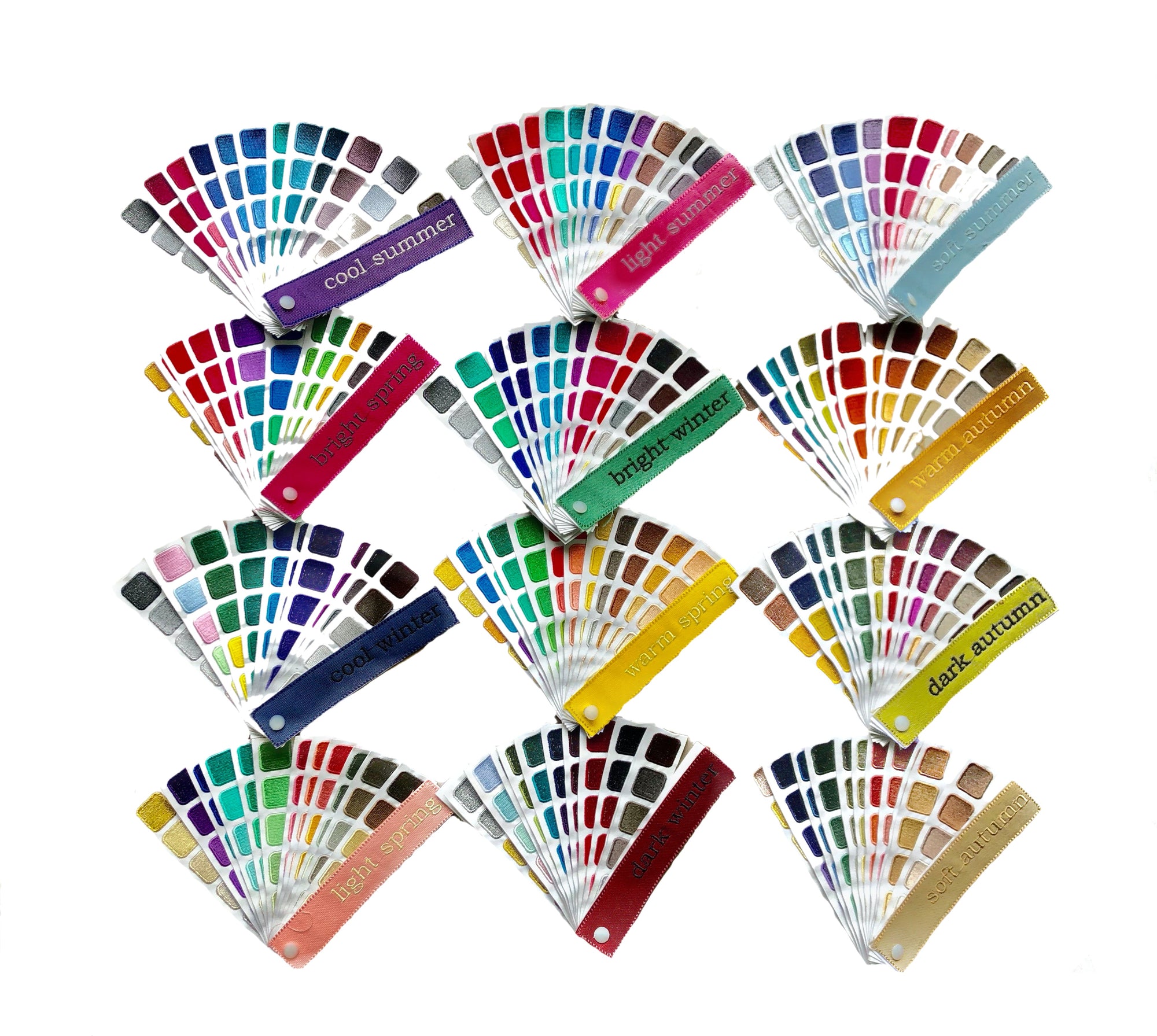 Indigo Tones 12 Season Swatch Books for wholesale color analysis clients