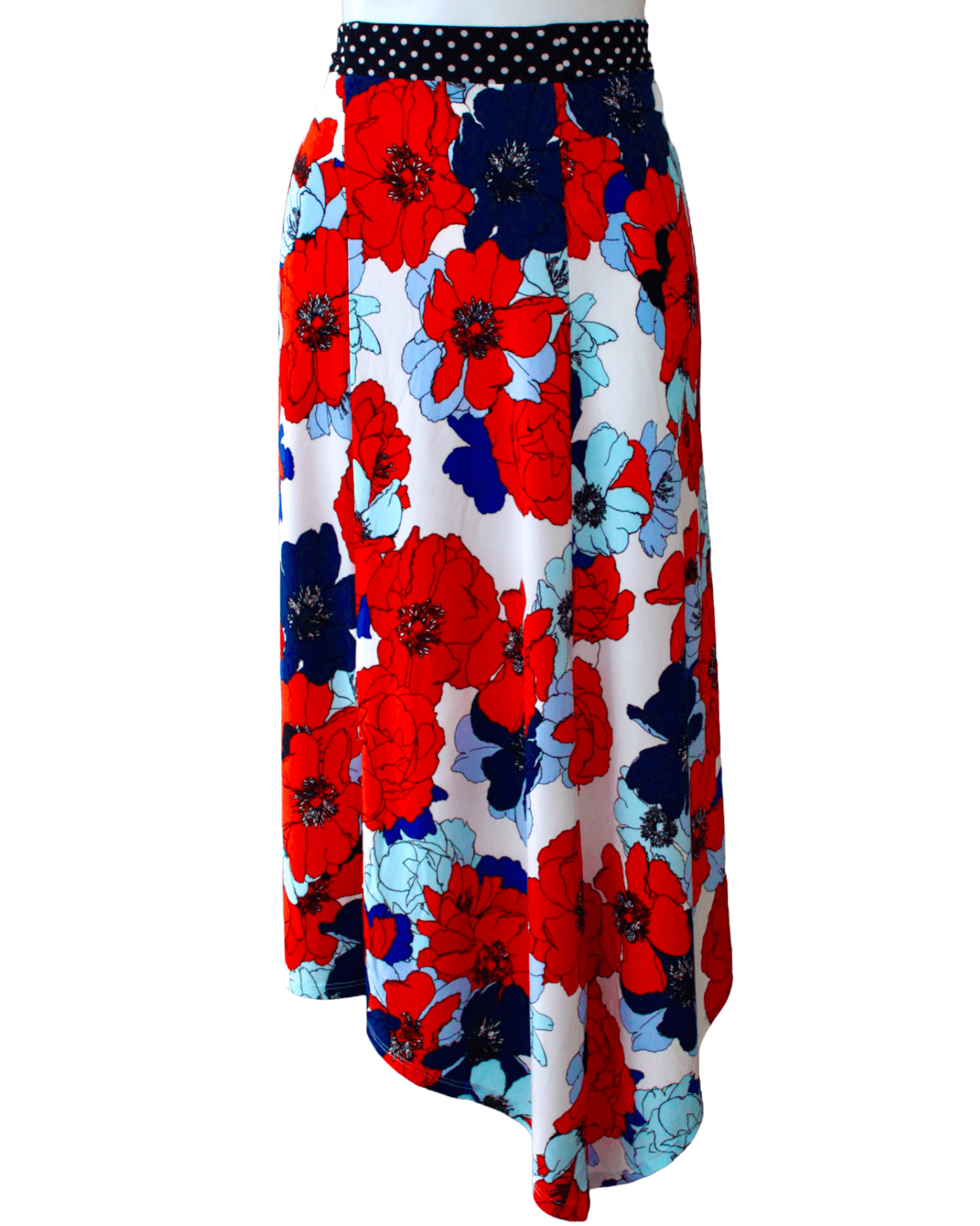 Bright Winter WESTPORT floral print maxi skirt