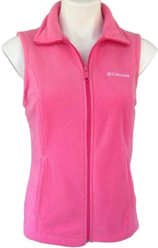 Light Summer COLUMBIA pink fleece vest
