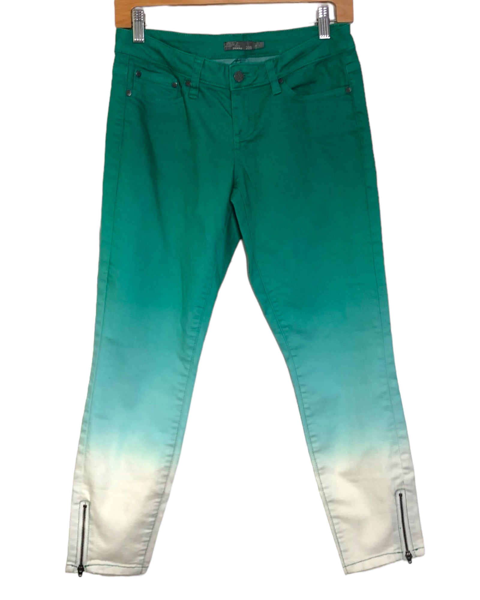 Cool Summer PRANA green ombre jeans
