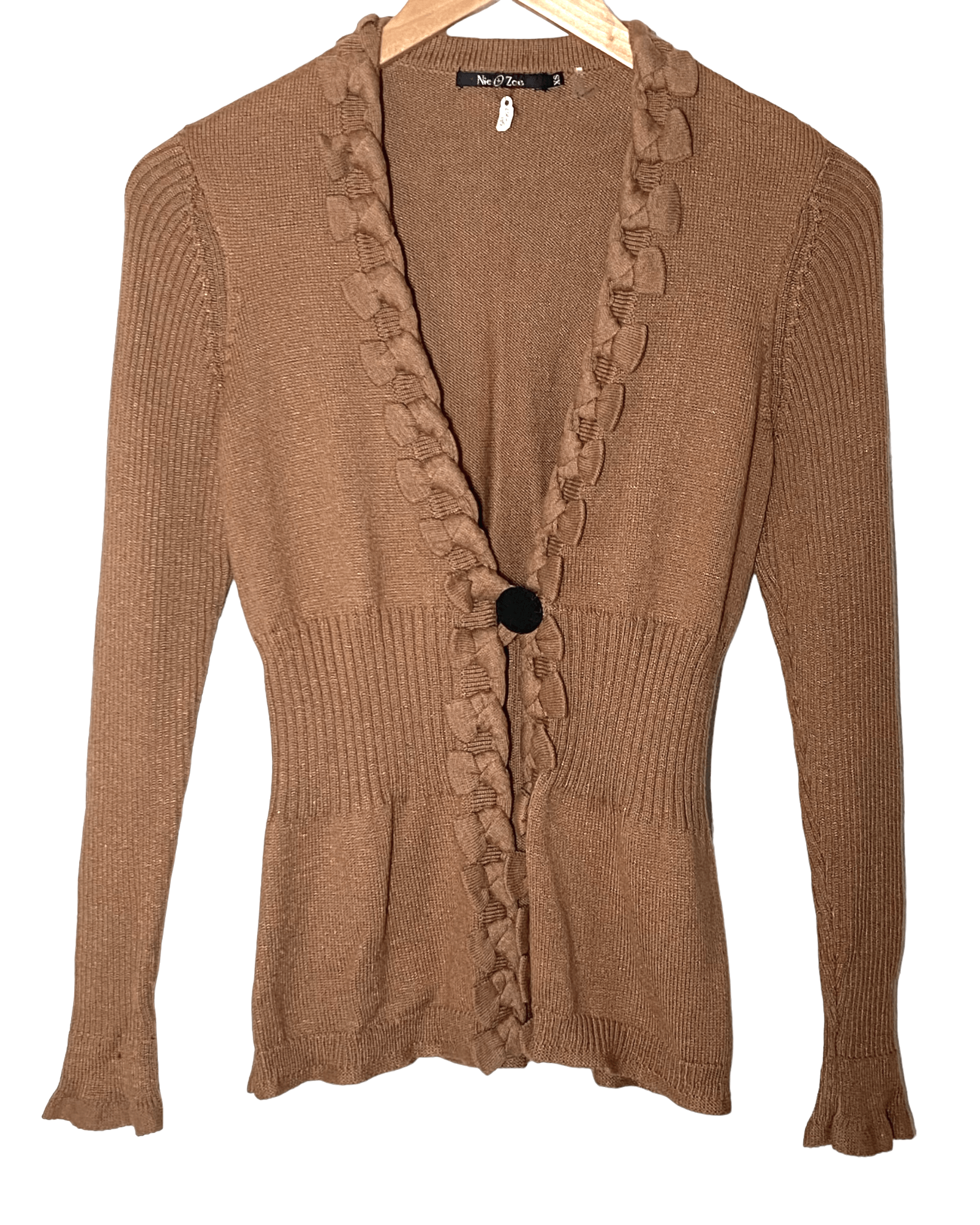 Light Spring NIC + ZOE bronze cardigan sweater