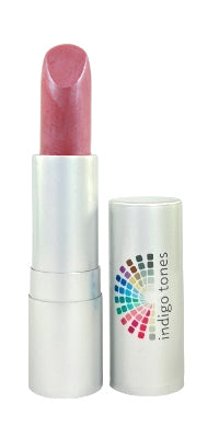 Indigo Tones cool pink shimmer lipstick Peony