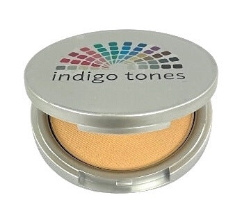 Indigo Tones pressed mineral foundation medium neutral beige Almond