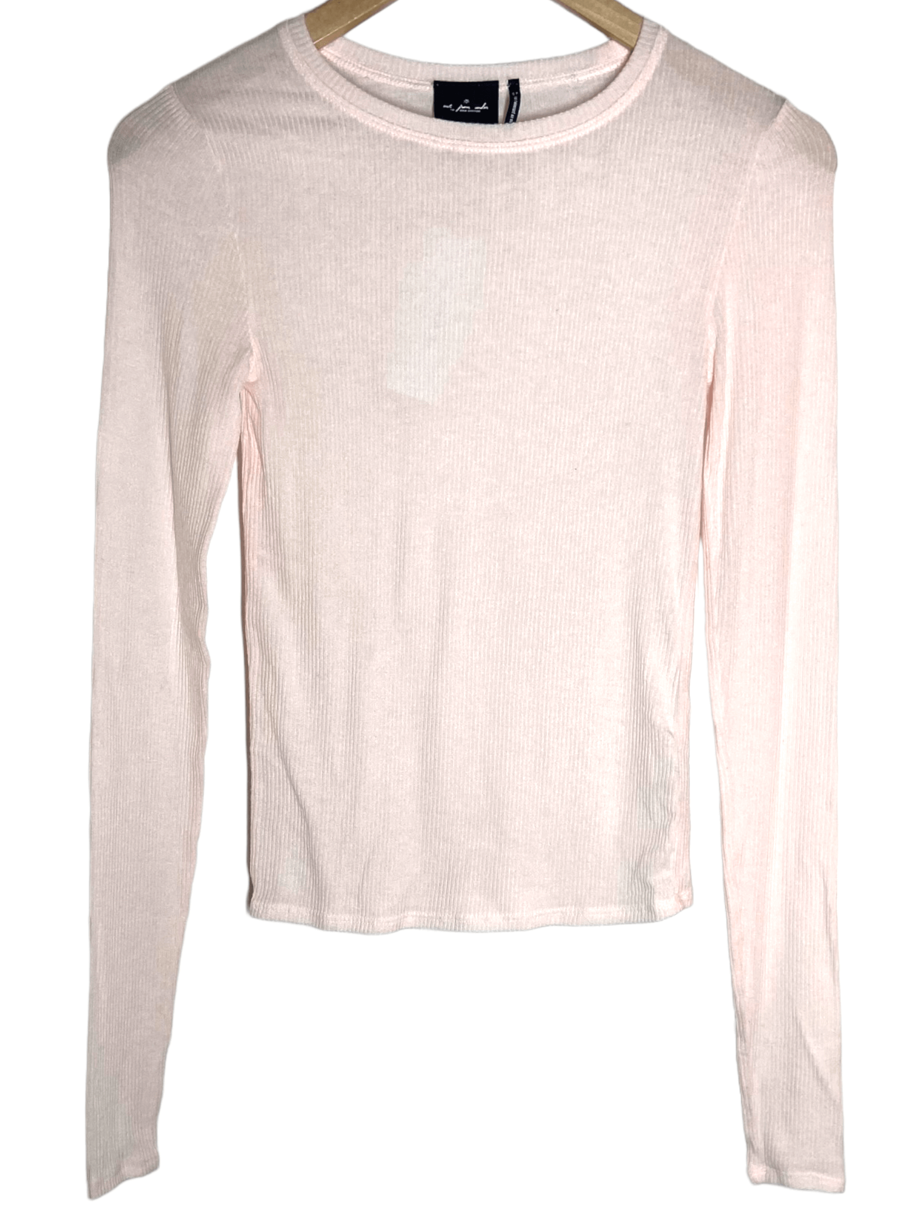Soft Summer URBAN OUTFITTERS long sleeve knit ribbed top