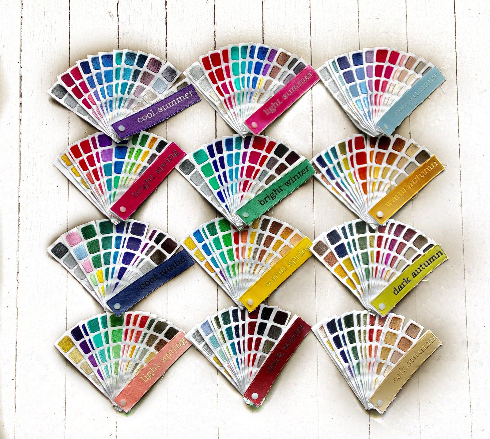 Indigo Tones 12 Seasonal Swatchbooks