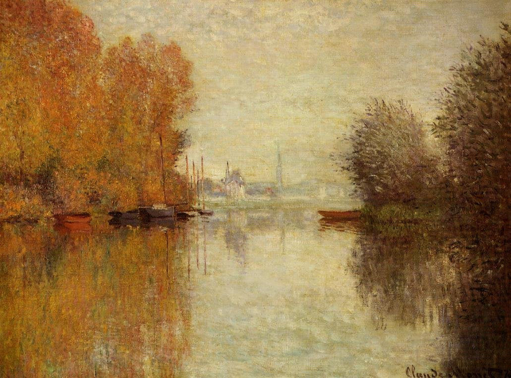 Autumn 12 Season Color Harmony in Fine Art Monet