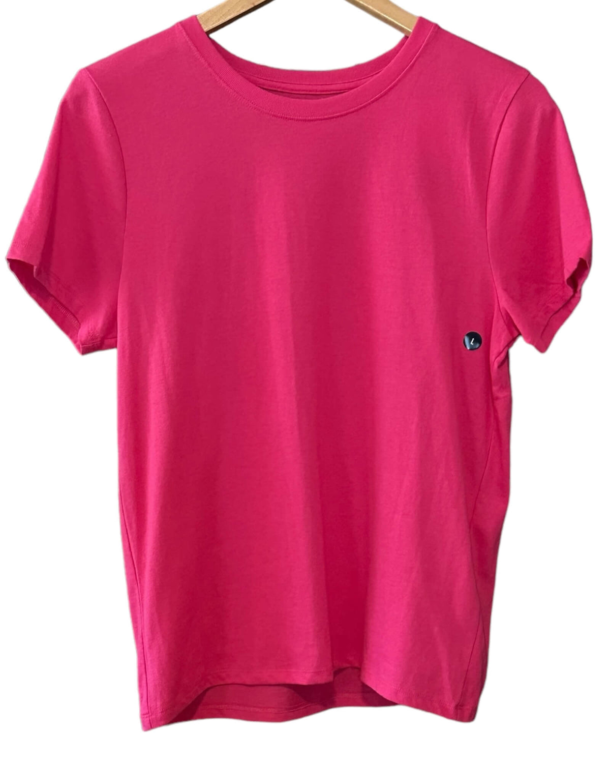 Bright Spring HOLLISTER petunia pink short sleeve crewneck tee