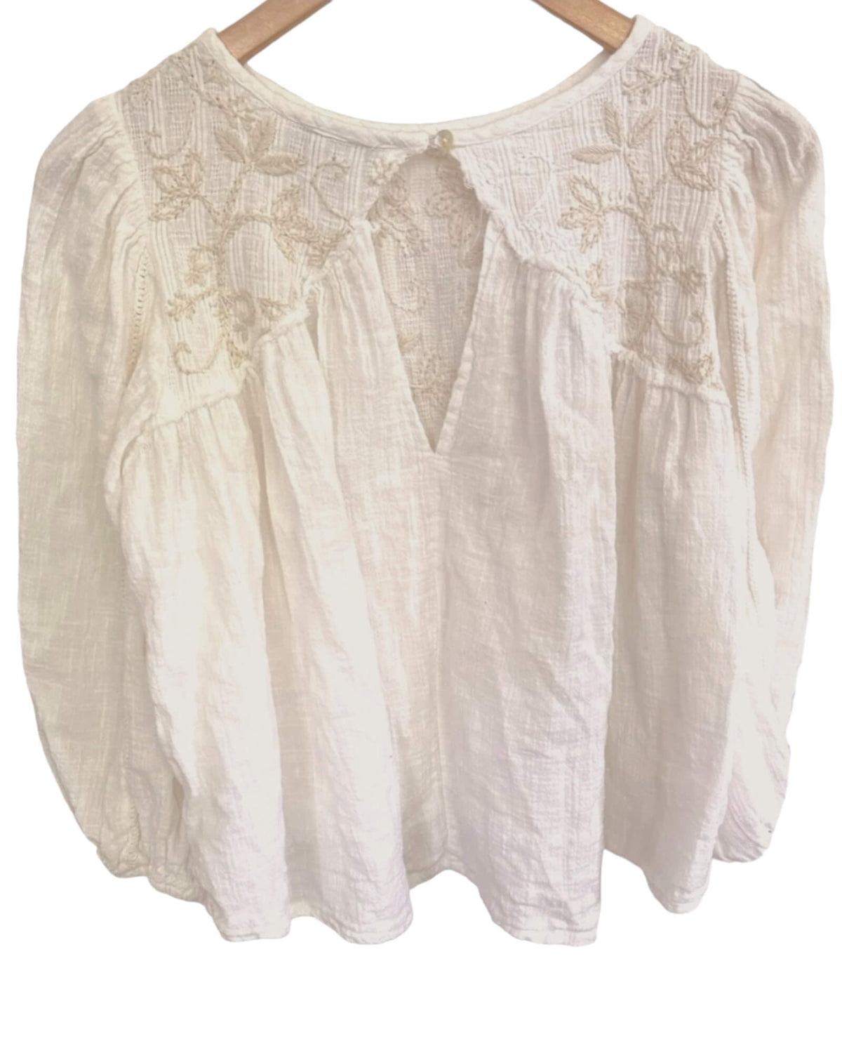 Bright Spring HOUSE OF HARLOW 1960 embroidered top