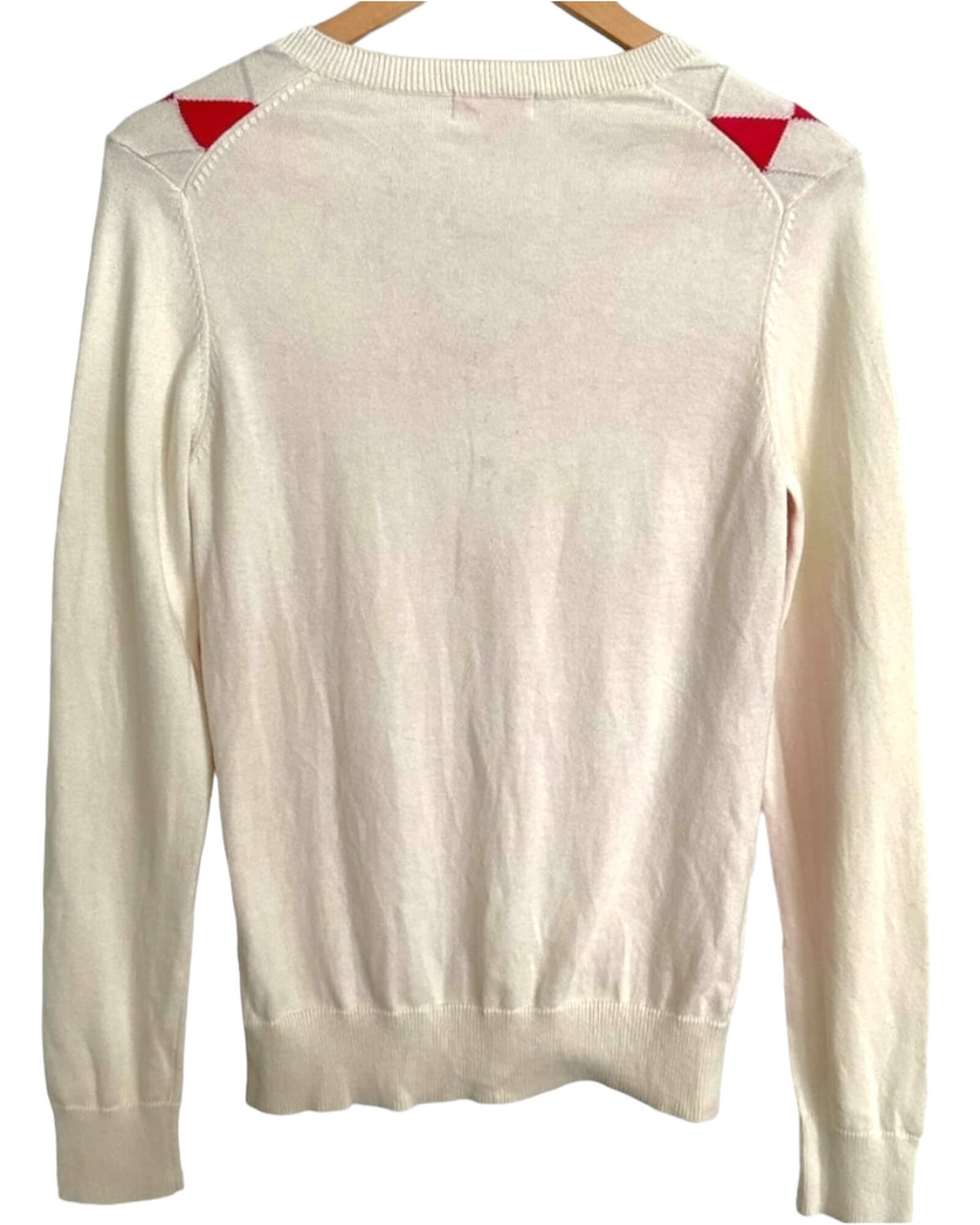 Bright Spring Lilly Pulitzer pink argyle v-neck sweater