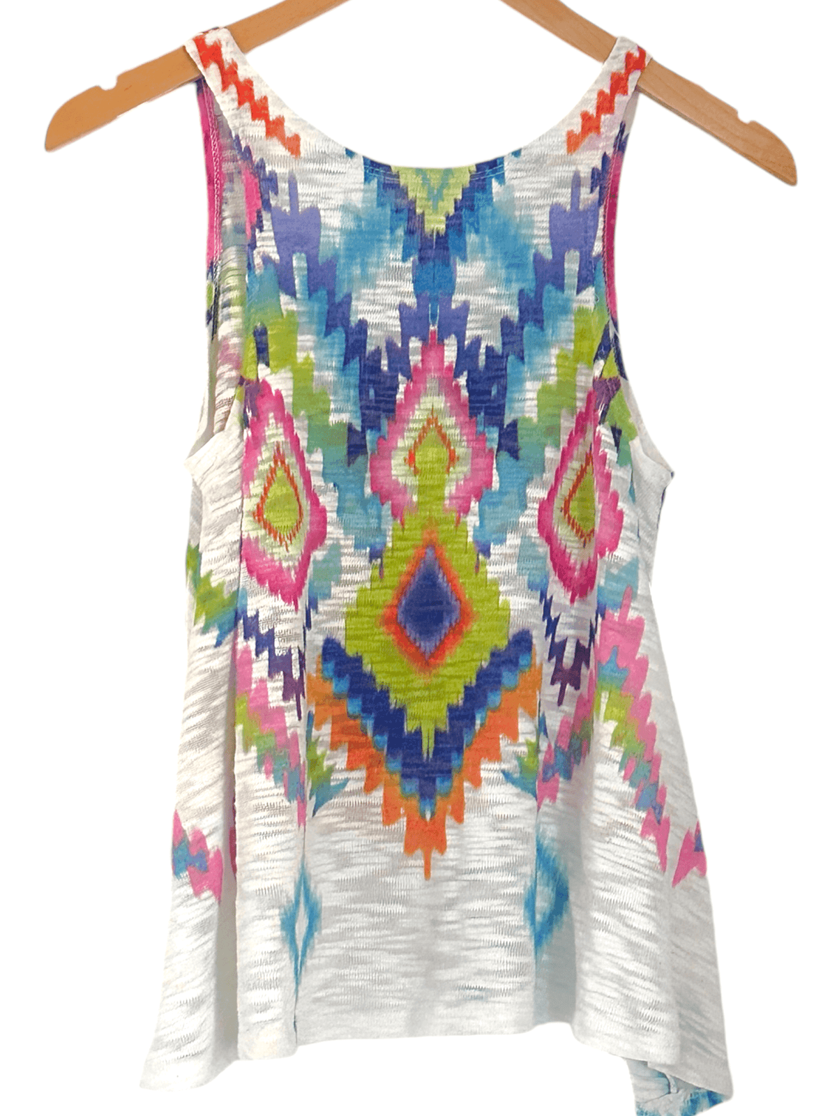 Bright Spring NO BOUNDARIES watercolor print swing top