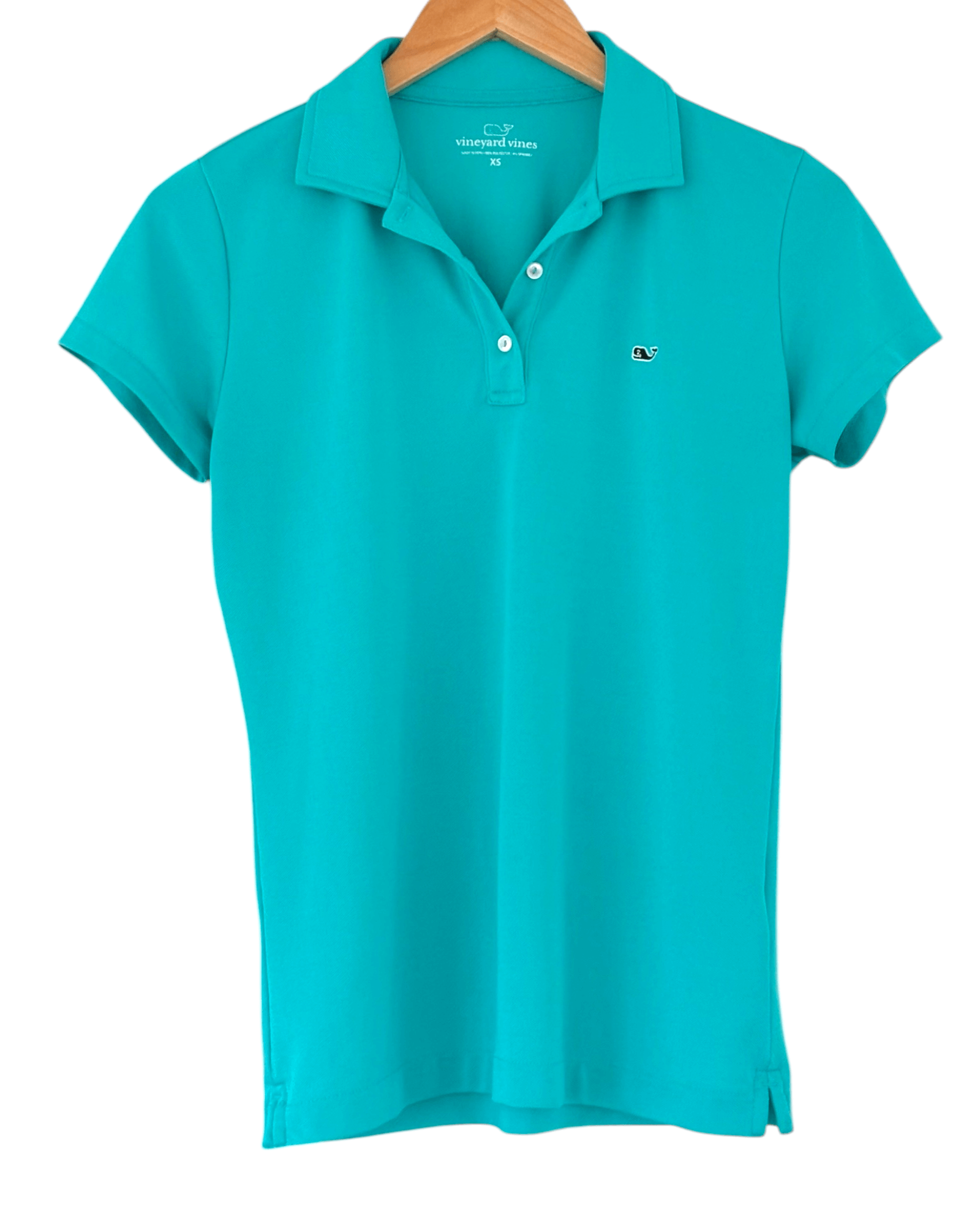 Bright Spring VINEYARD VINES freshwater blue performance polo
