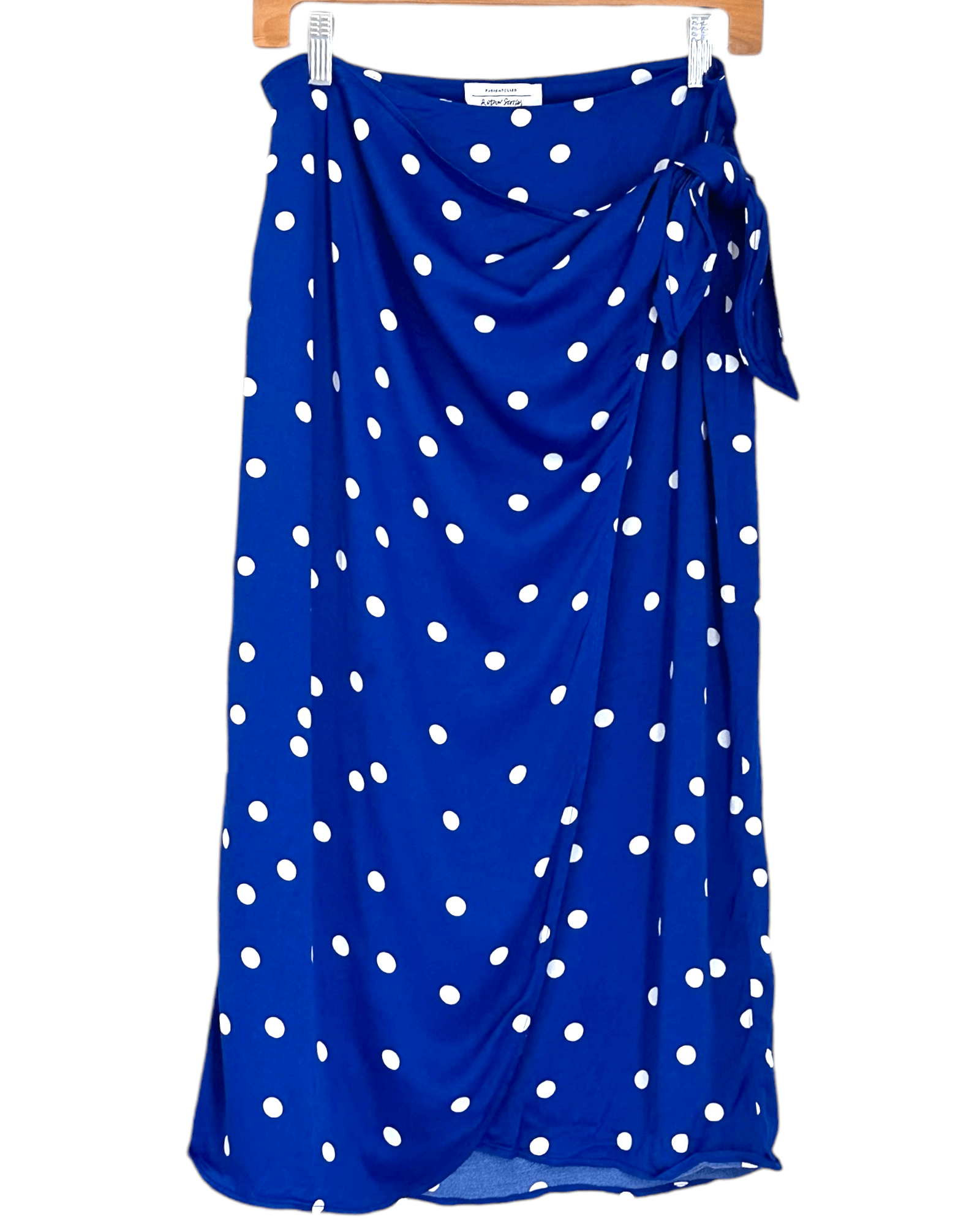 Bright Winter & OTHER STORIES wrap knot midi skirt