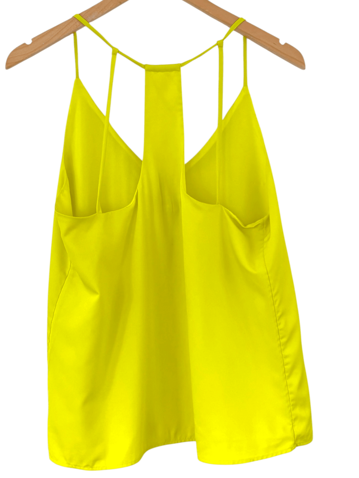 Bright Winter BANANA REPUBLIC aura yellow strappy racerback cami 
