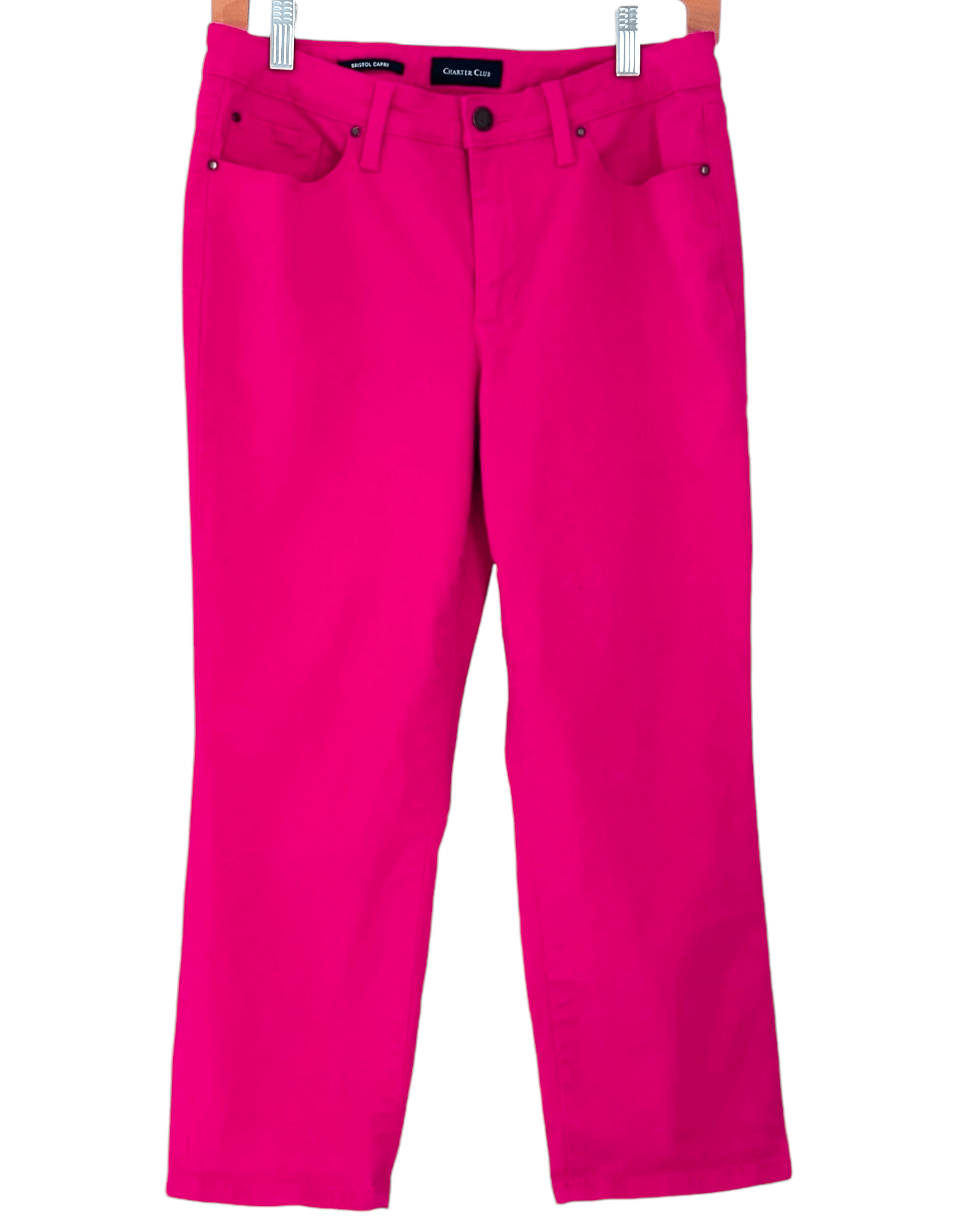 Bright Winter CHARTER CLUB aurora pink capri pants