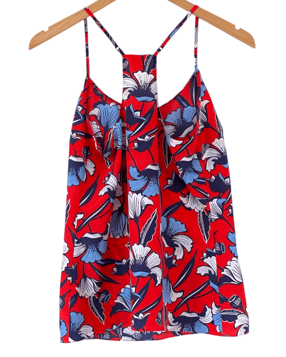 Bright Winter J.CREW bold floral racerback cami