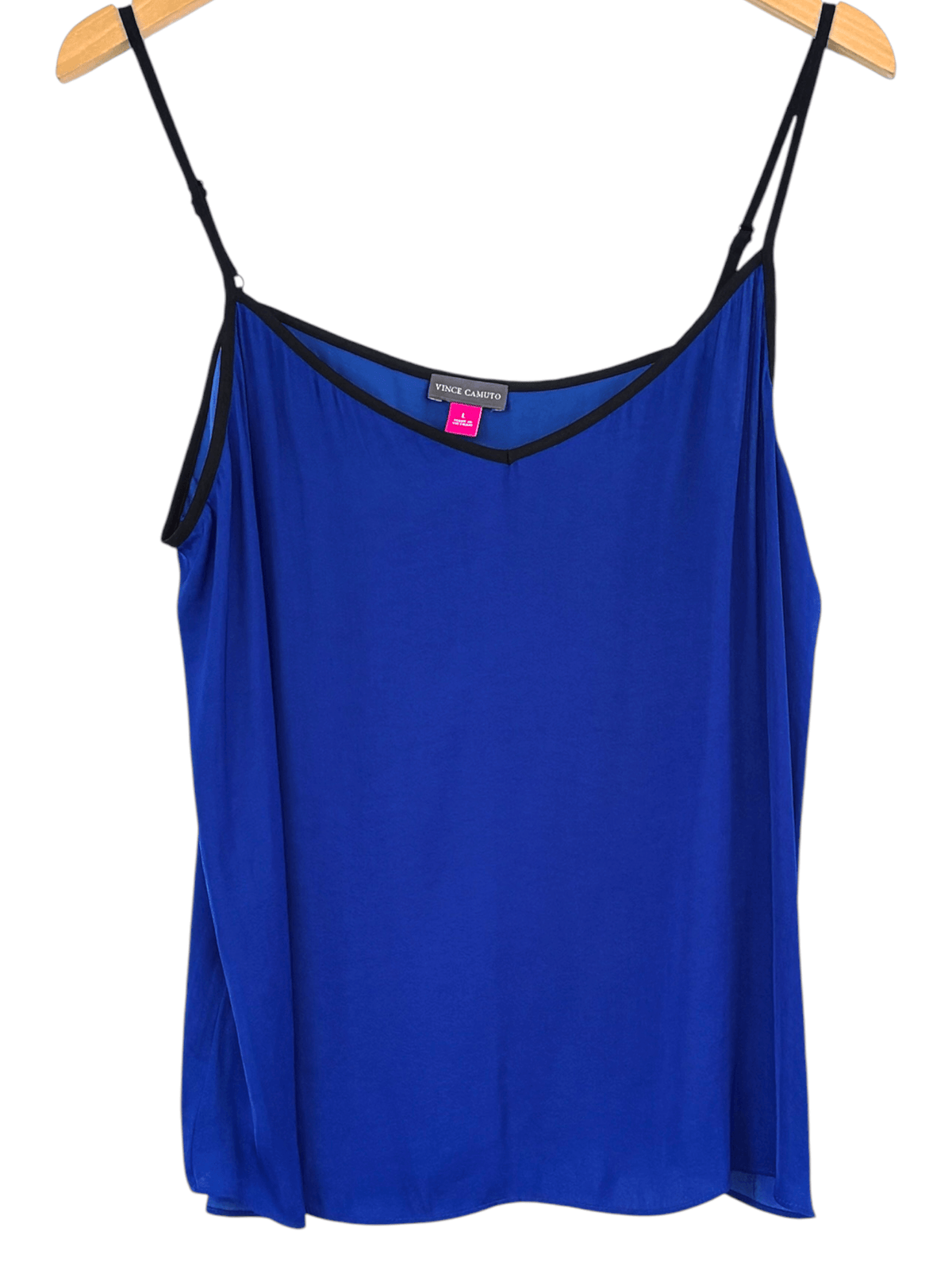 Bright Winter VINCE CAMUTO monarch silky contrast strap cami