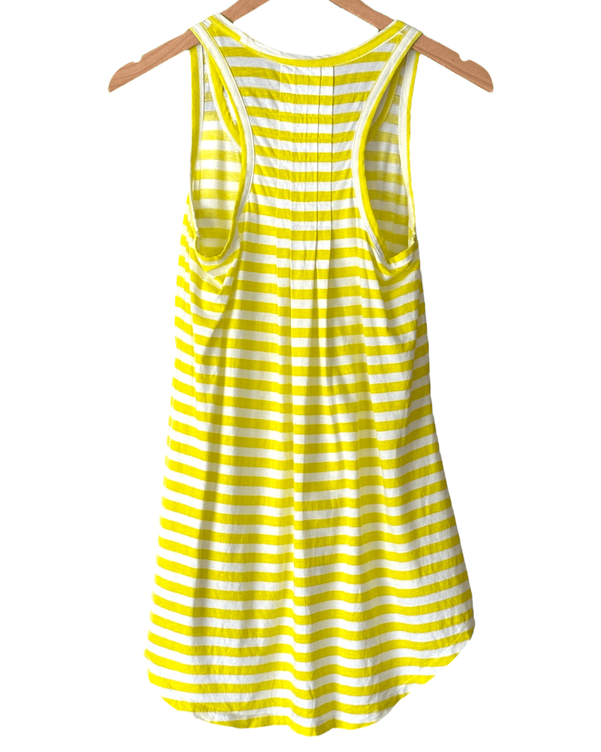 Bright Winter RAJ yellow stripe racerback sleeveless top
