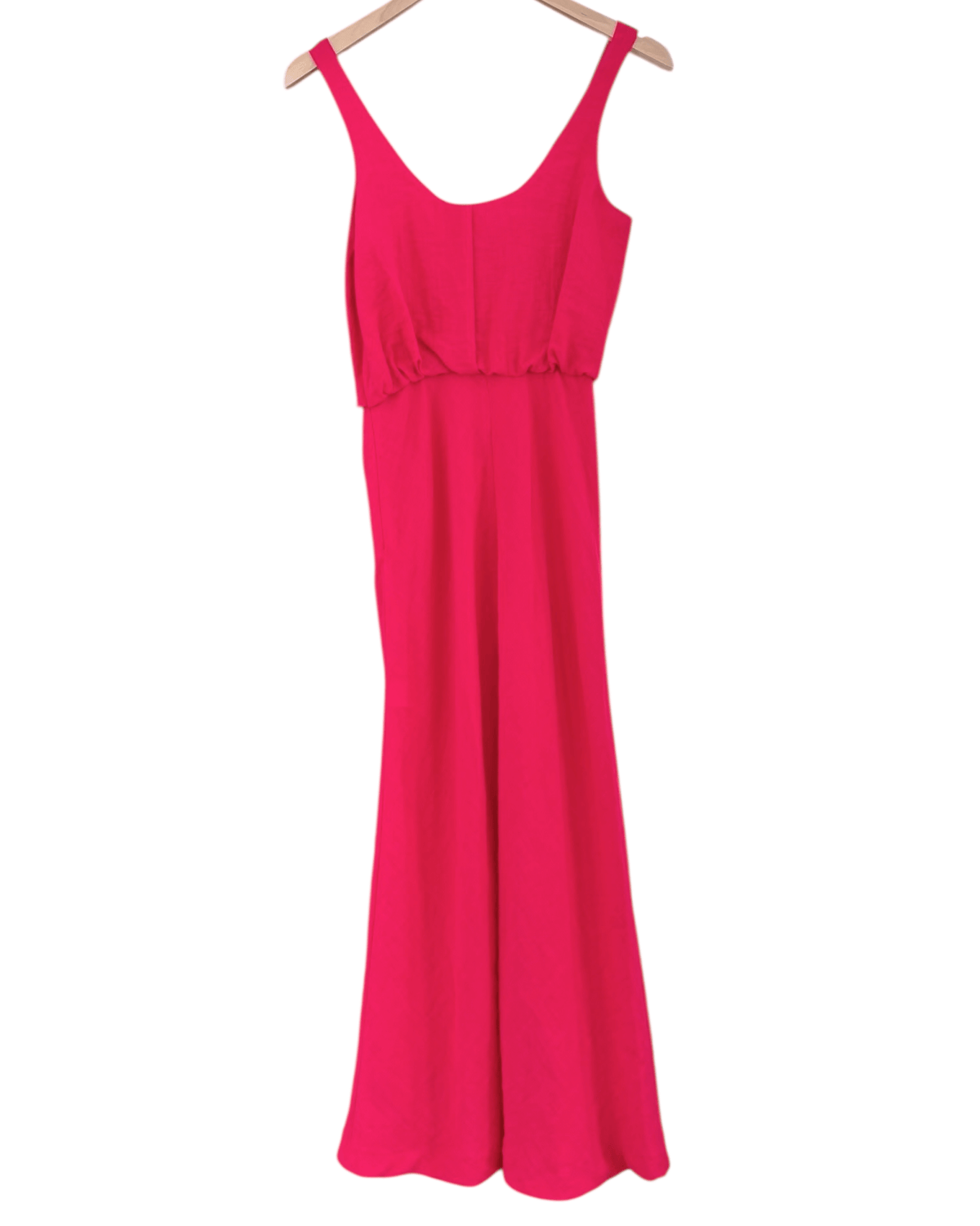 Bright Winter ZARA siren red sleeveless empire waist dress