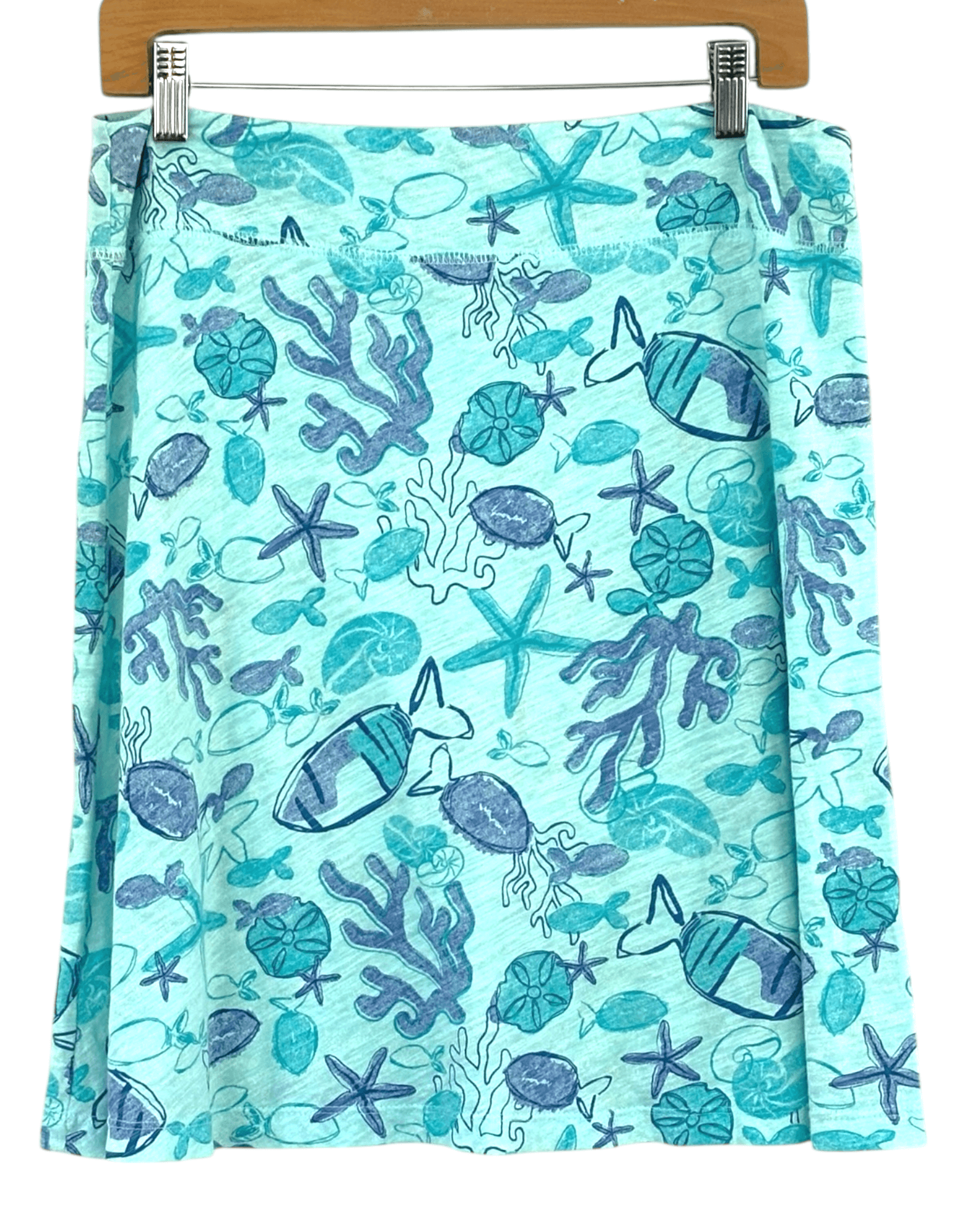 Cool Summer FRESH PRODUCE sea life print mini skirt