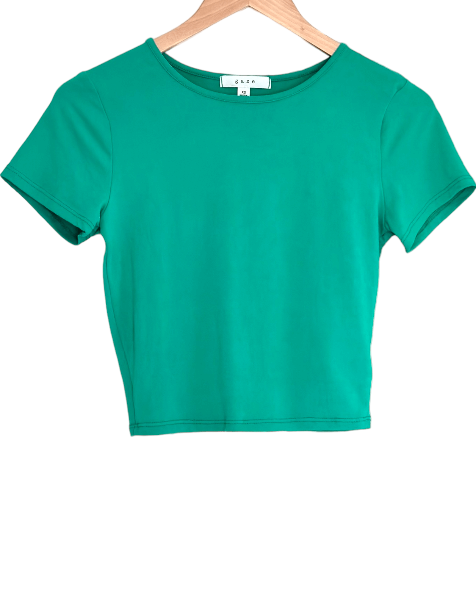 Cool Summer GAZE lagoon green baby tee