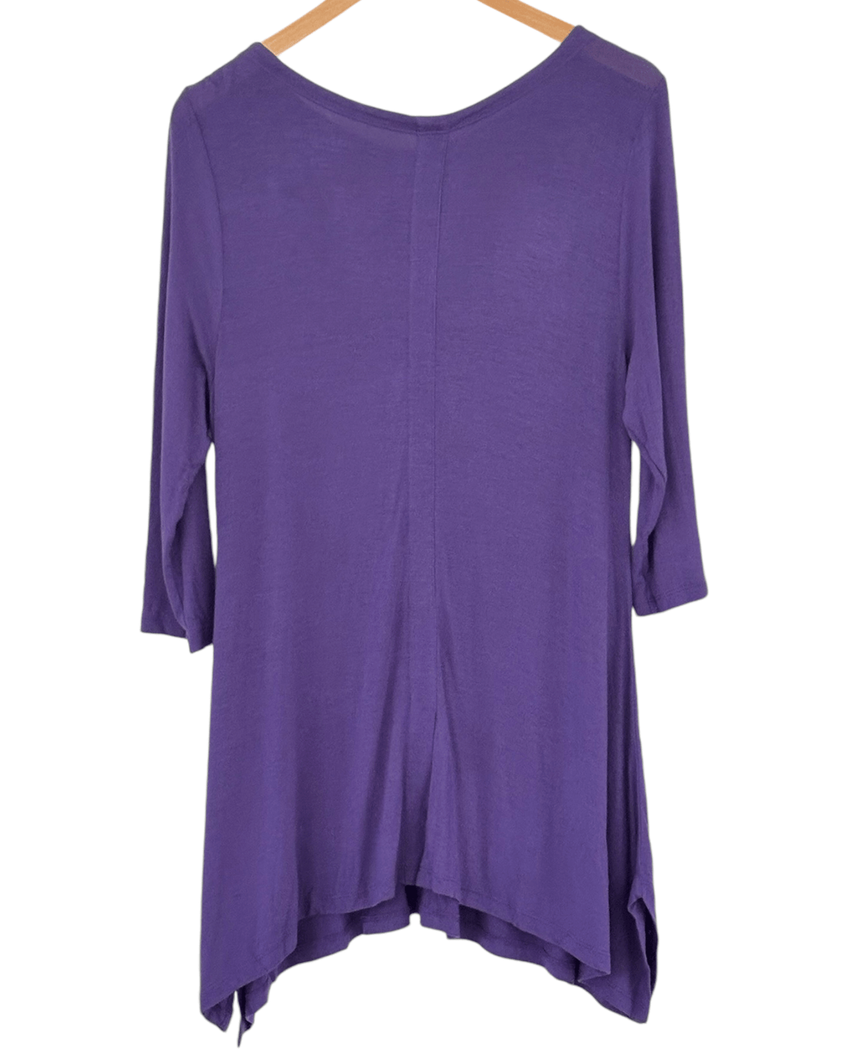 Cool Summer SOFT SURROUNDINGS grape asymmetric tunic