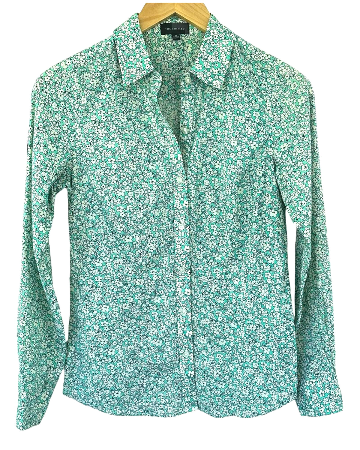 Cool Summer THE LIMITED tiny floral print button up shirt