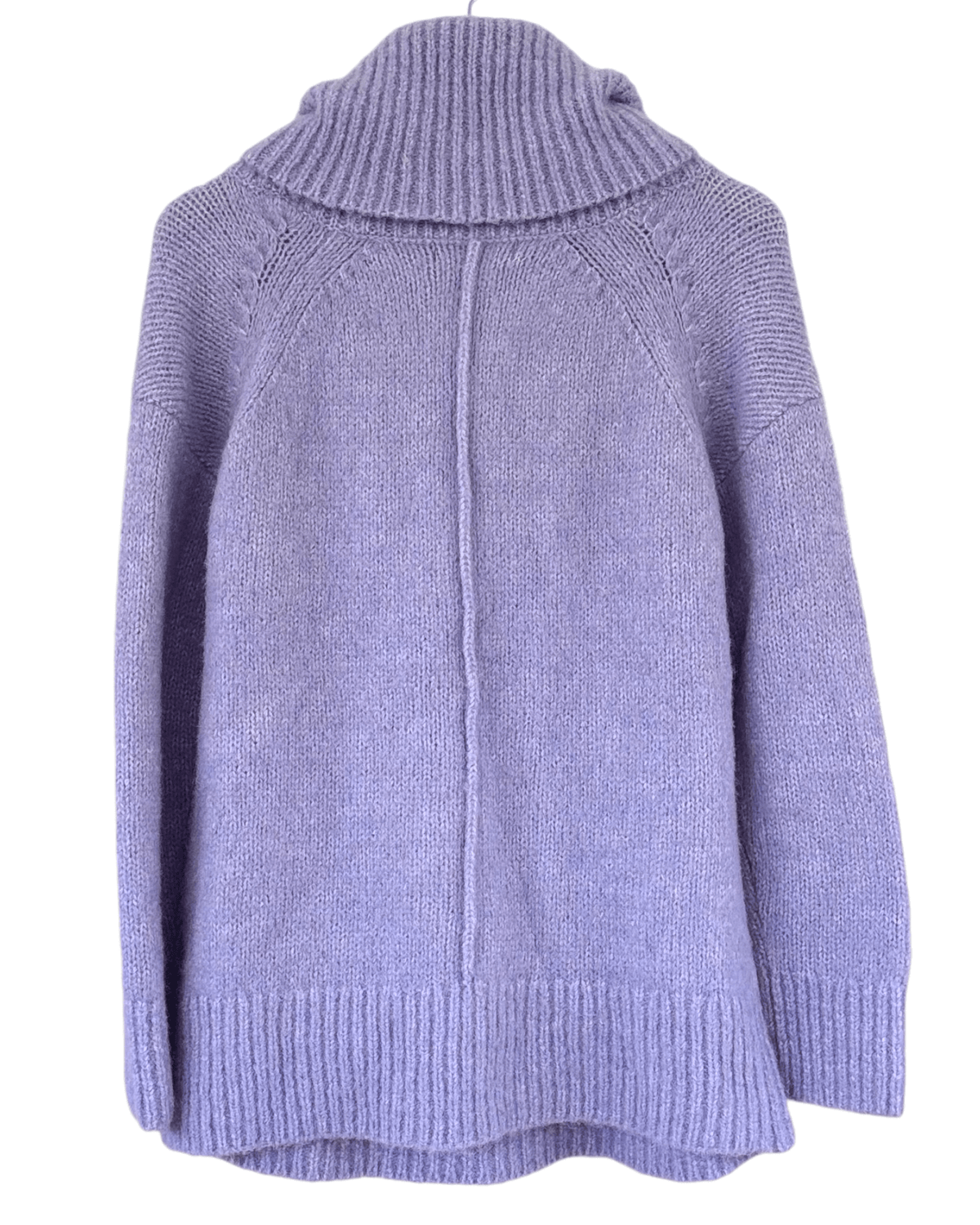 Cool Winter BANANA REPUBLIC chilled violet oversized cowl-neck wool sweater
