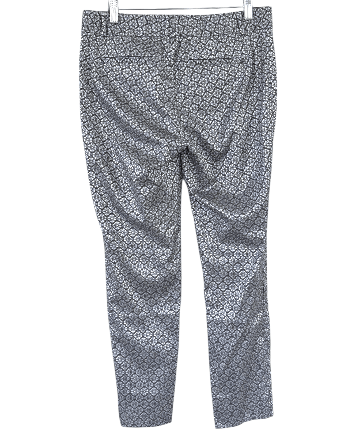 Cool Winter BANANA REPUBLIC silver brocade pant