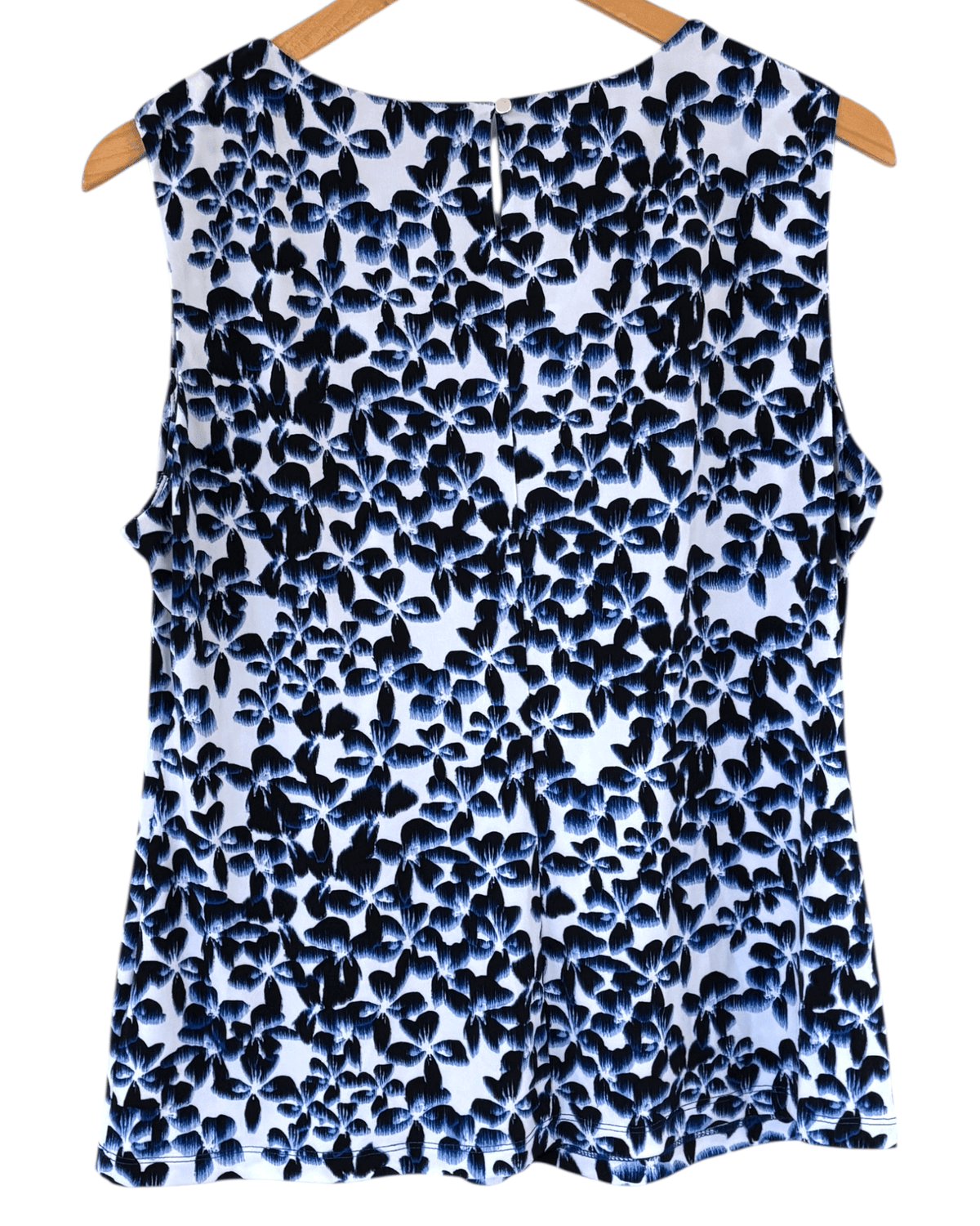 Cool Winter CALVIN KLEIN floral print pleated blouse