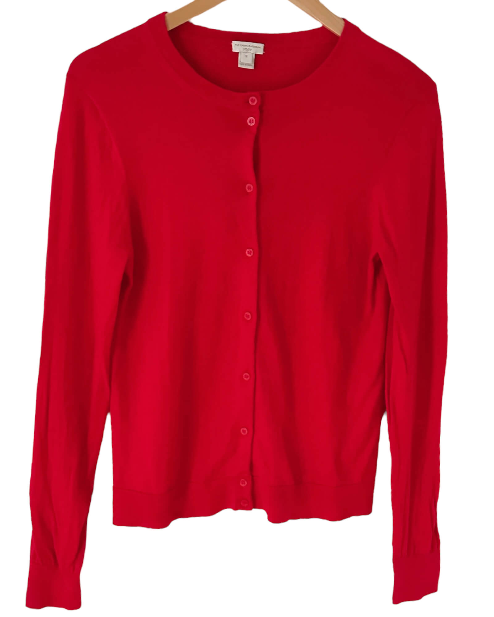 Cool Winter J.CREW heartthrob red cardigan sweater