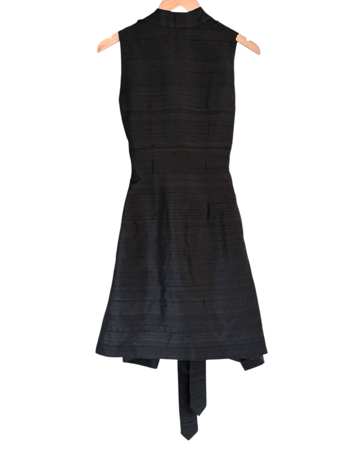 Cool Winter NORBULINGKA black sleeveless wrap dress