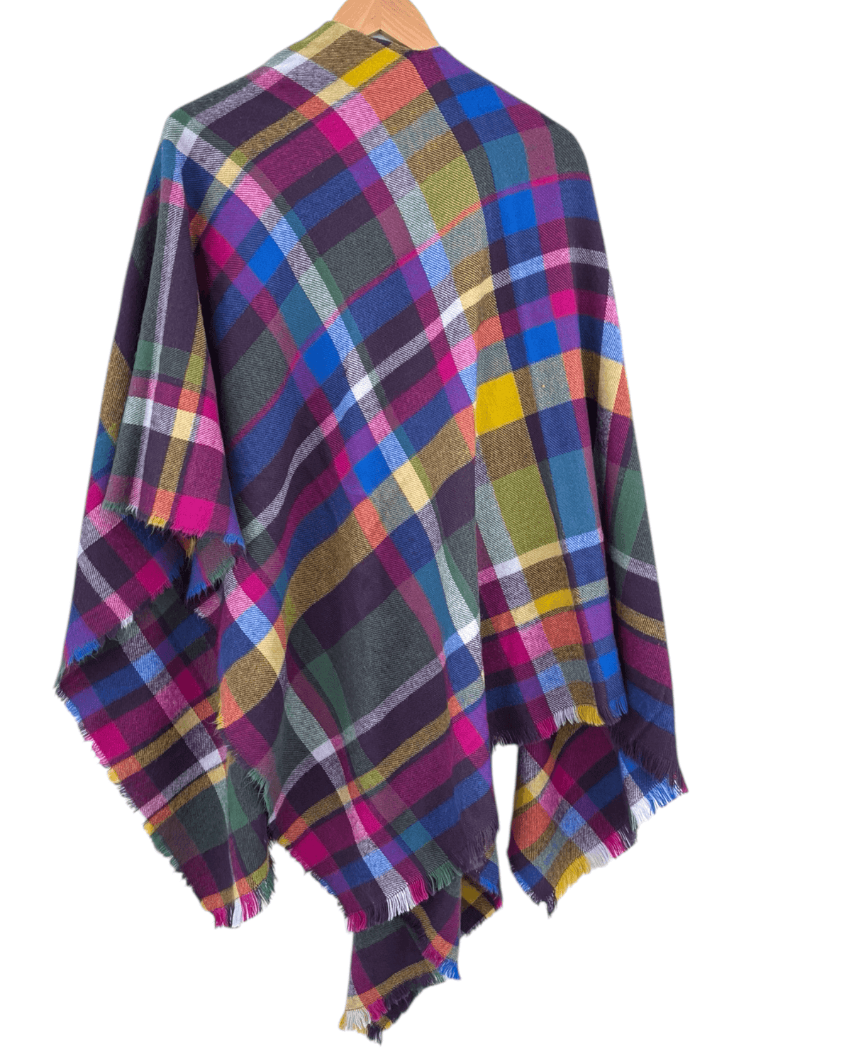 Cool Winter SOFT SURROUNDINGS plaid heavenly soft shawl