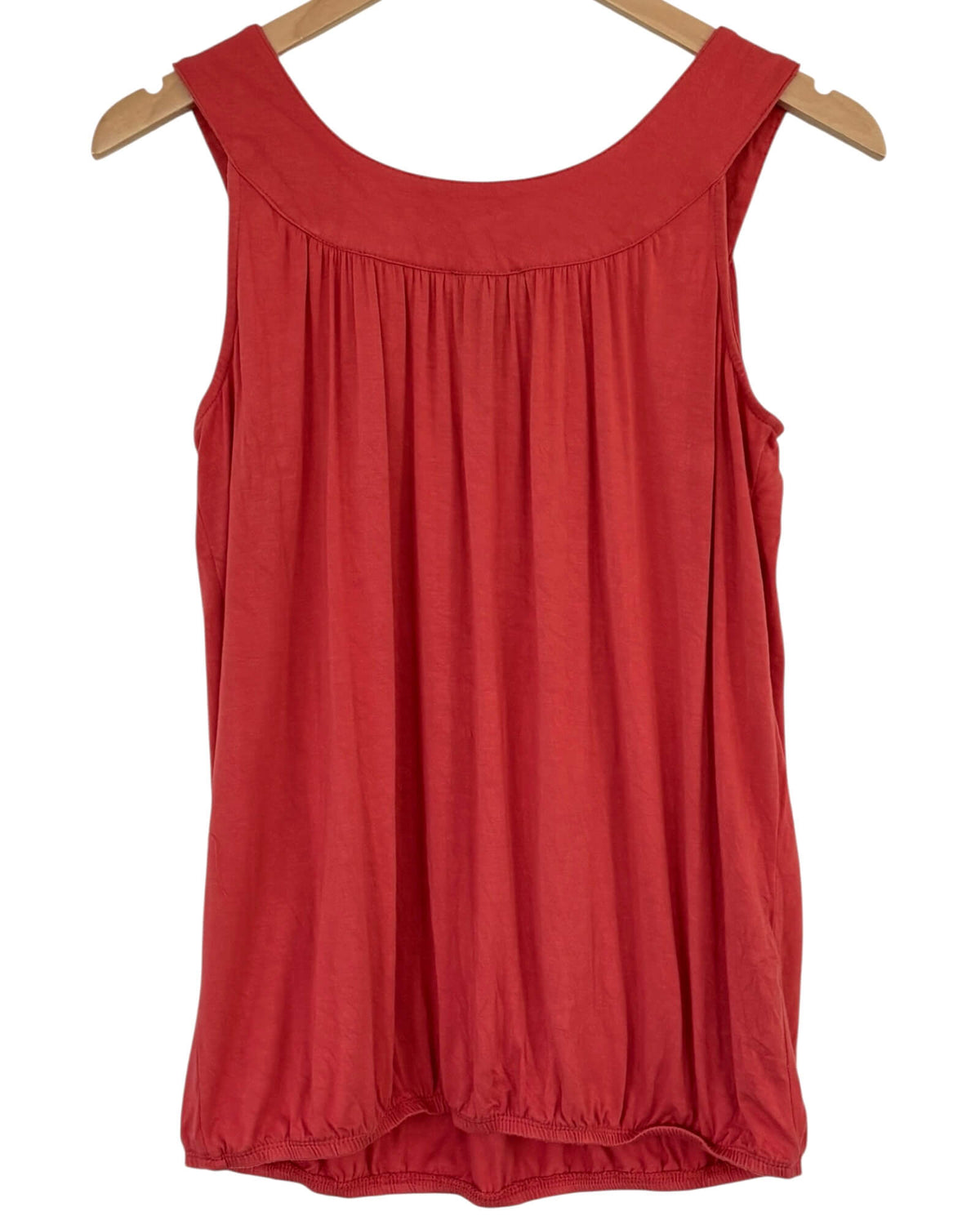 Dark Autumn GRACE wild ginger beaded bubble hem sleeveless top