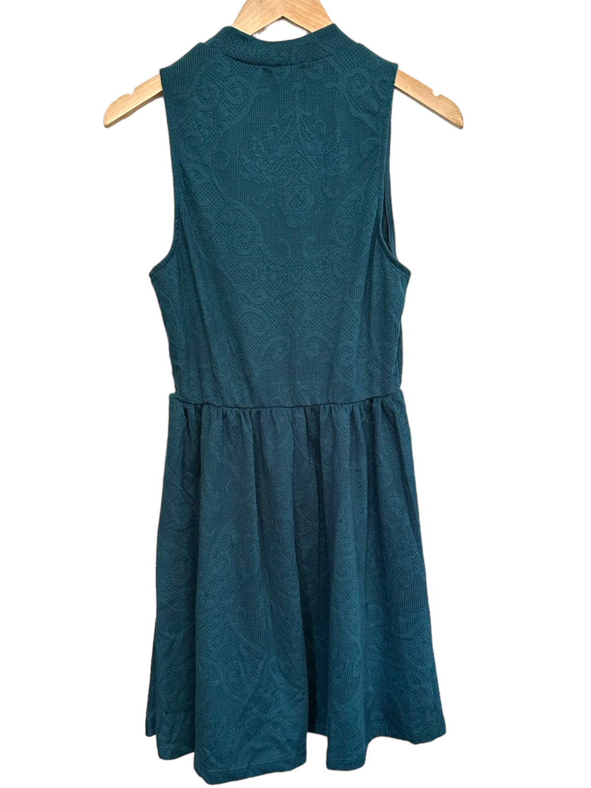 Dark Autumn EVERLY emerald green sleeveless dress
