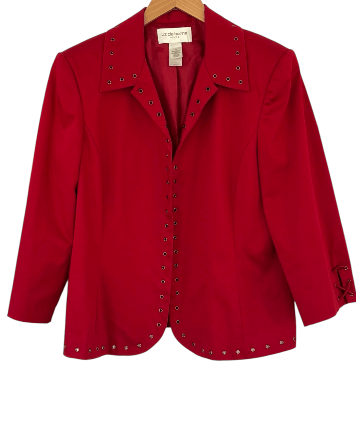 Dark Autumn LIZ CLAIBORNE habanero grommet jacket