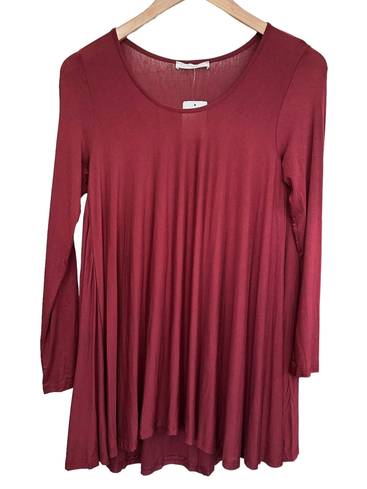 Dark Autumn LUSH oxblood red swing top