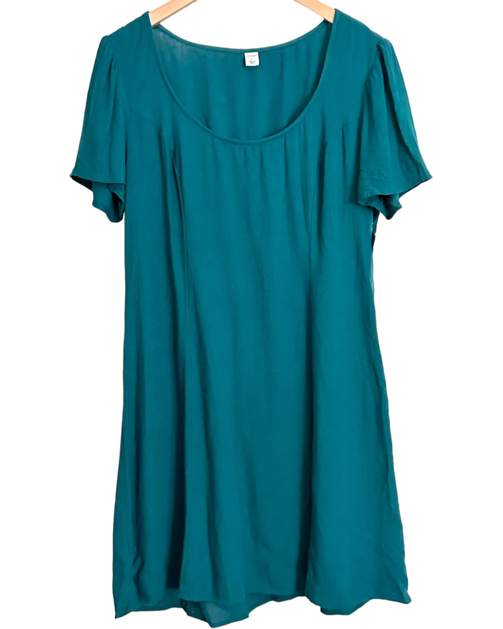 Dark Autumn OLD NAVY canopy green linen dress