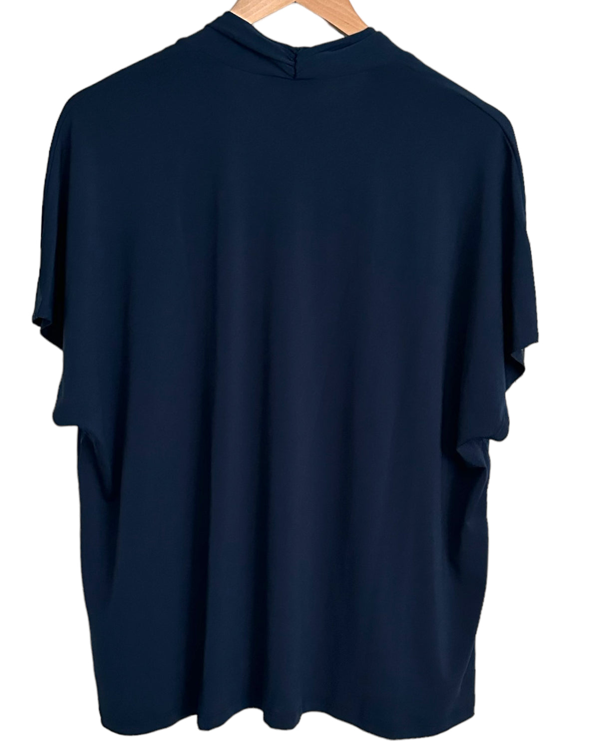 Dark Winter H&amp;M navy blue deep v-neck top