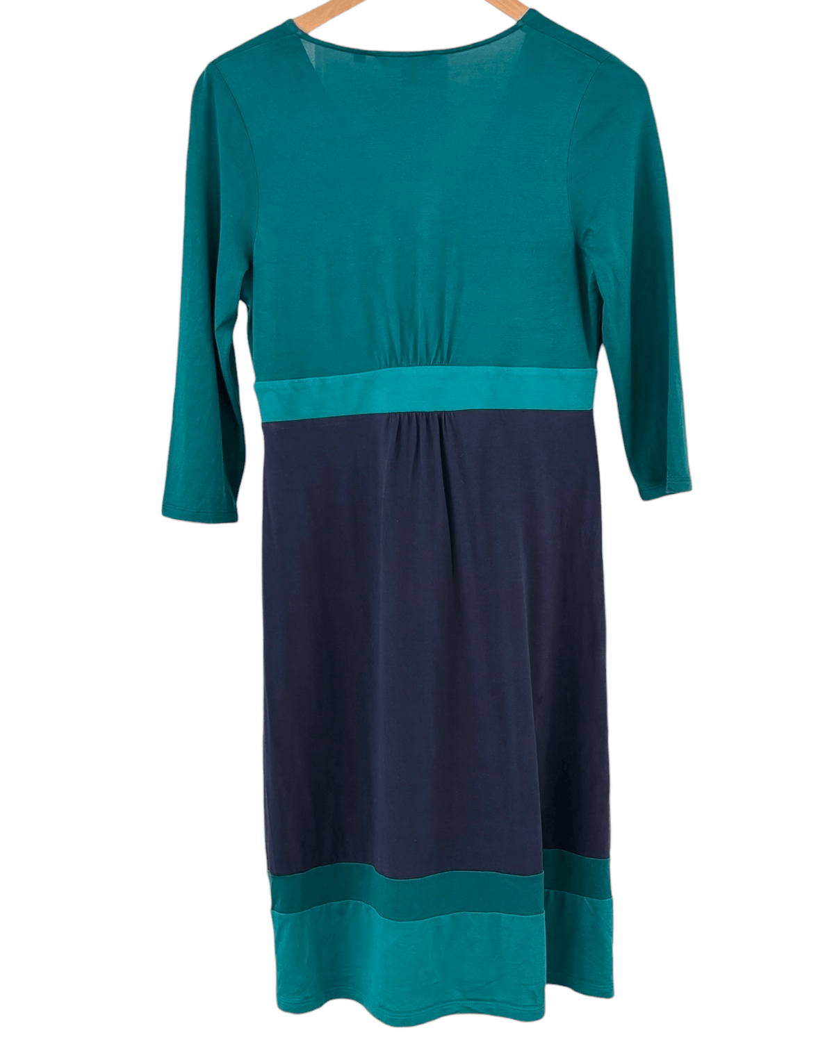Dark Winter BODEN color block silk dress