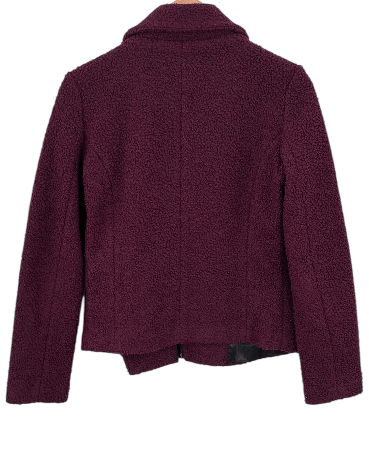 Dark Winter LIVERPOOL LOS ANGELES burgundy asymmetrical moto jacket