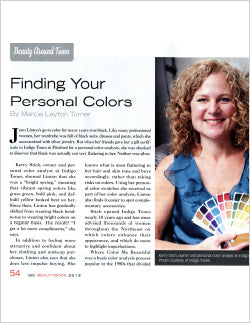 Finding Your Personal Colors Article Beauty Book Magazine