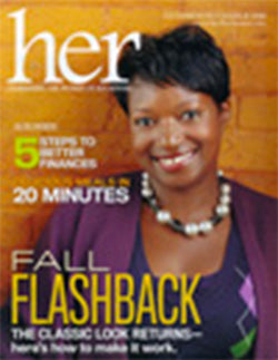 Her Magazine Article featuring Indigo Tones