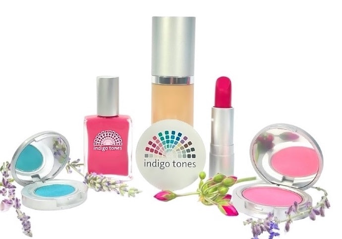 Indigo Tones Botanically Based Mineral Cosmetics Shop for 12 Season Personal Color Analysis 