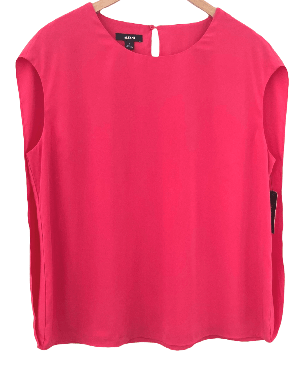 Light Spring ALFANI royal peony petal back blouse