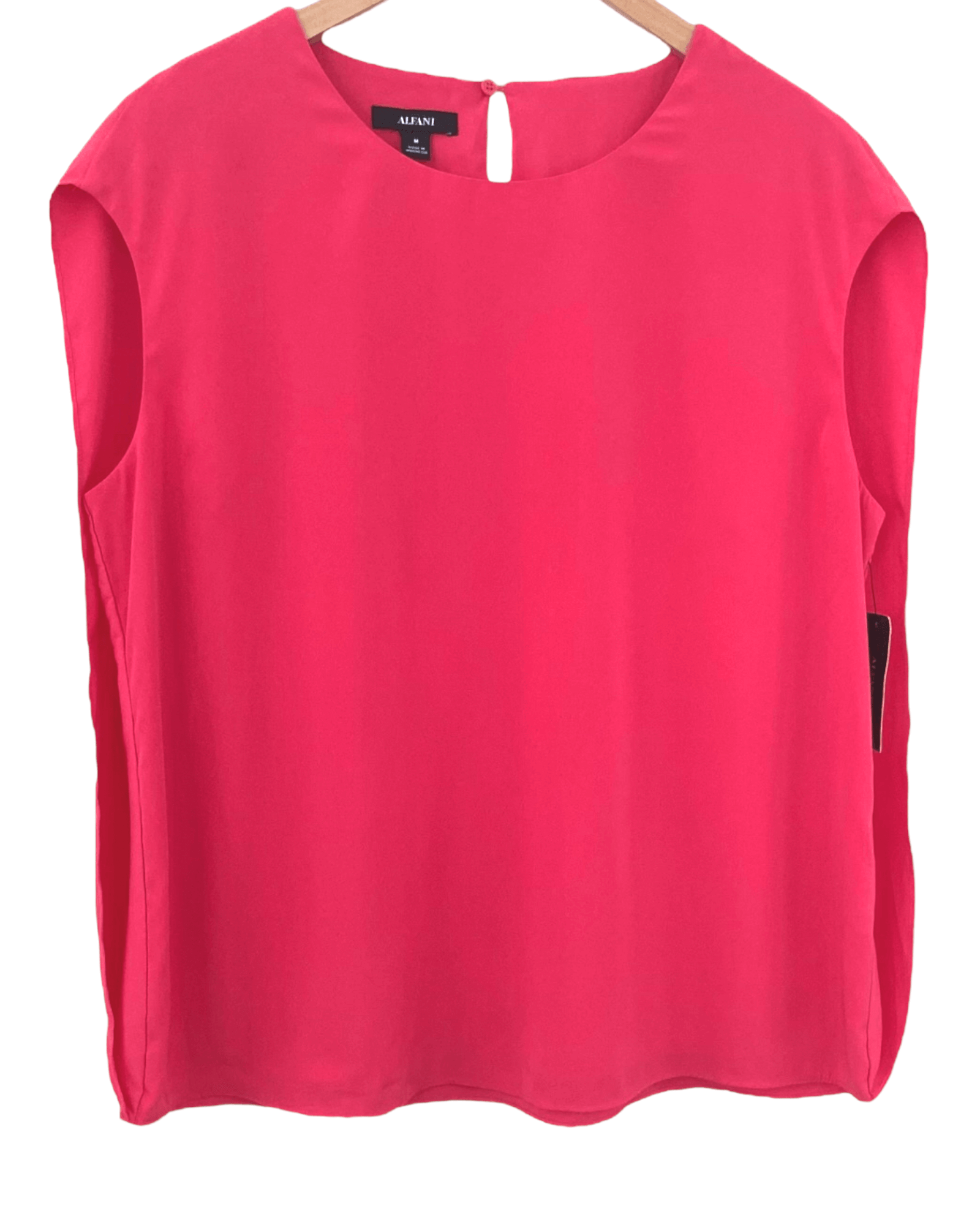 Light Spring ALFANI royal peony petal back blouse