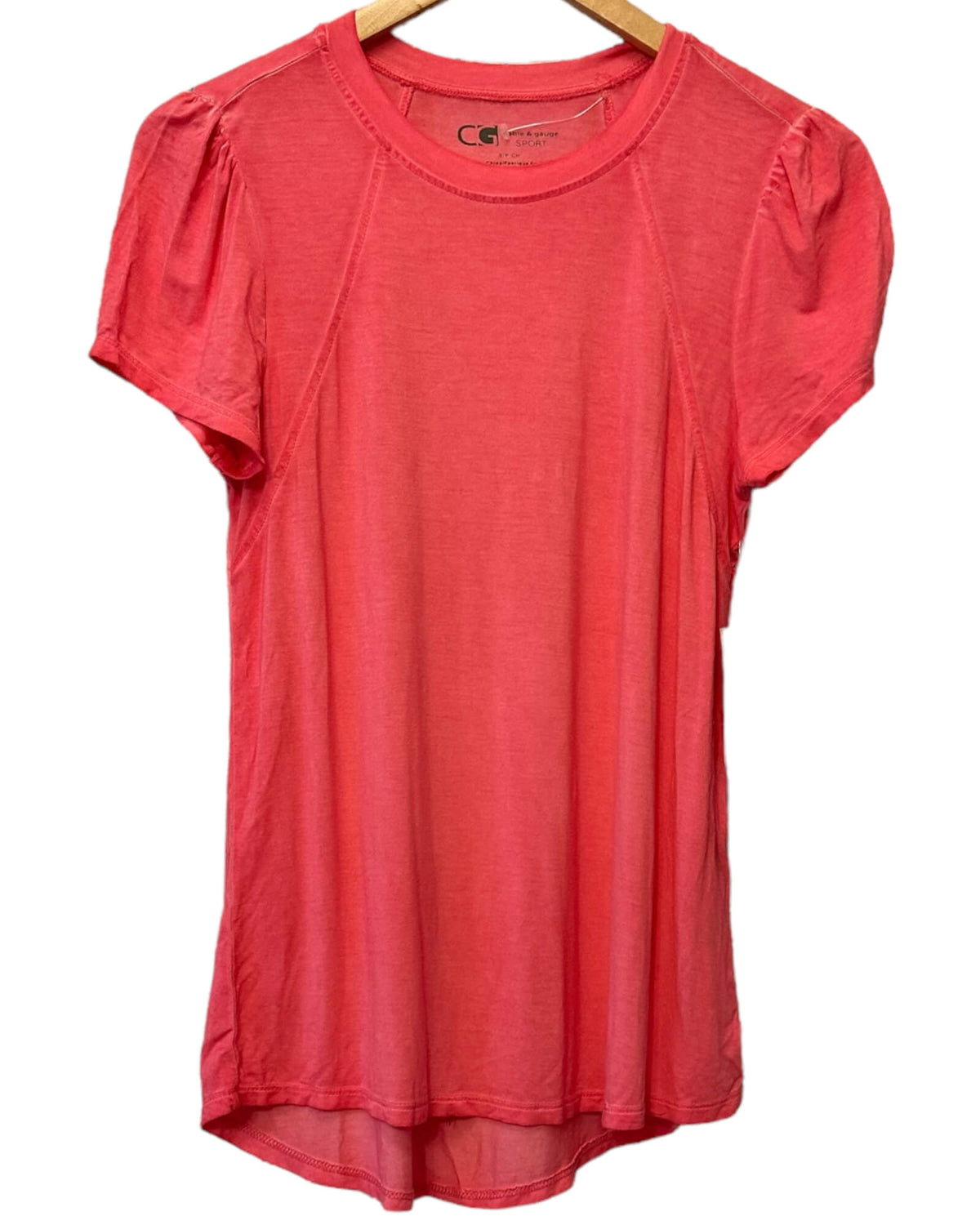 Light Spring CABLE &amp; GAUGE SPORT geranium pink athletic top