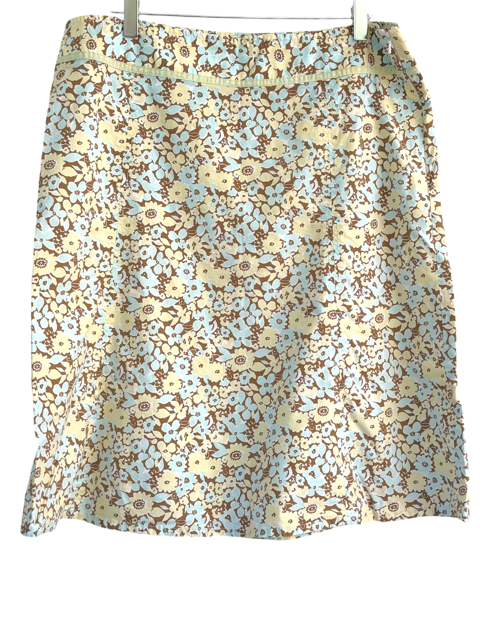 Light Spring EDDIE BAUER dainty flower print A-line skirt