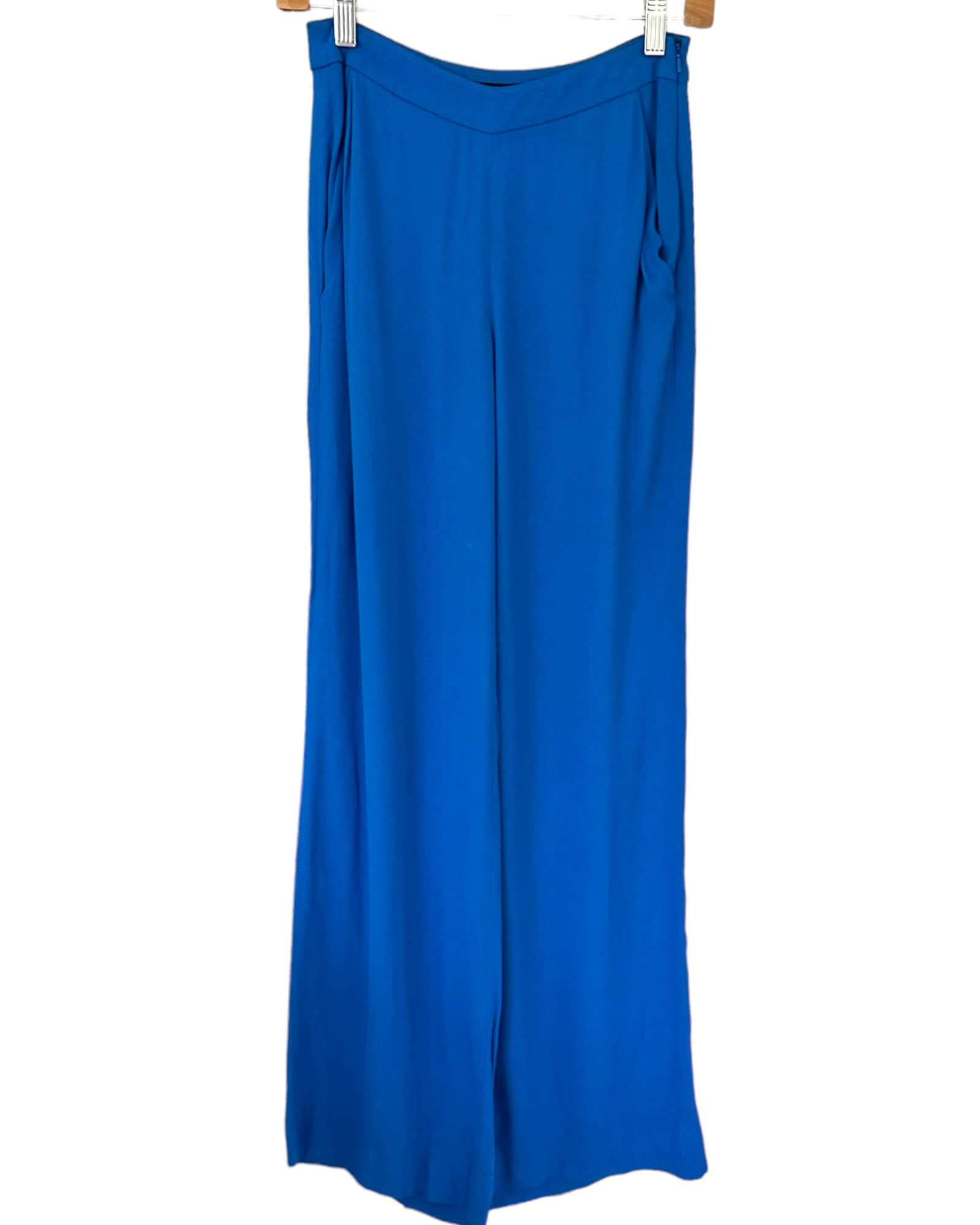 Light Spring FRENCH CONNECTION regatta blue wide leg pant