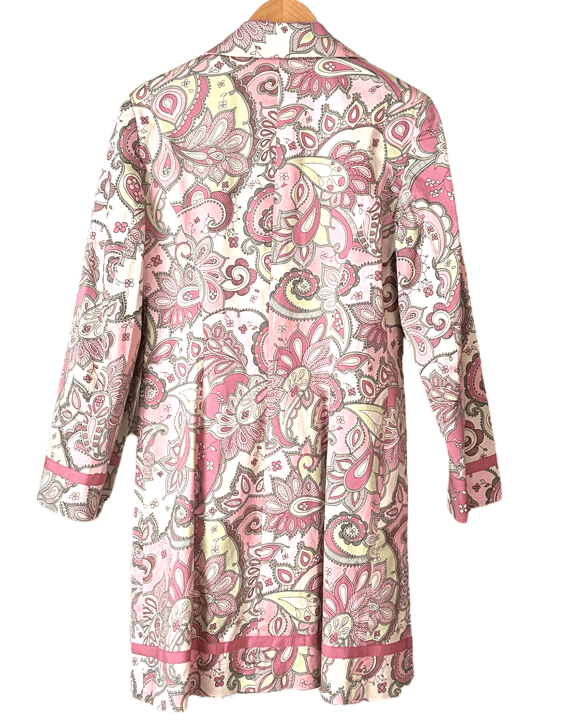 Light Spring paisley YVES COSSETTE DEPECHE MODE vintage coat